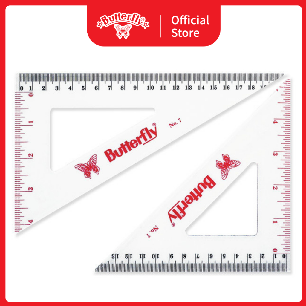 

Butterfly Set Penggaris Segitiga No. 7 / BT - No. 7