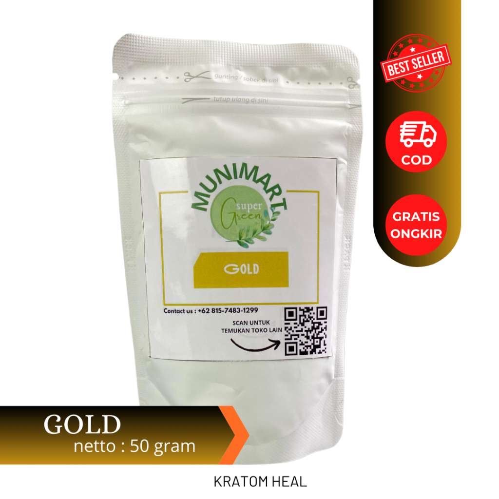 

Bubuk herbaal 50g gold,yellow,maengdaa terbaik superhalus