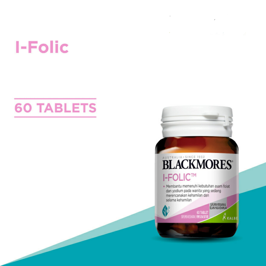 BLACKMORES I-Folic isi 60 kapsul vitamin promil