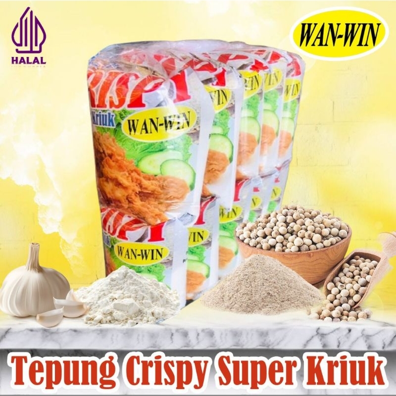 

tepungcrispypaket10pckkriukdanhalal