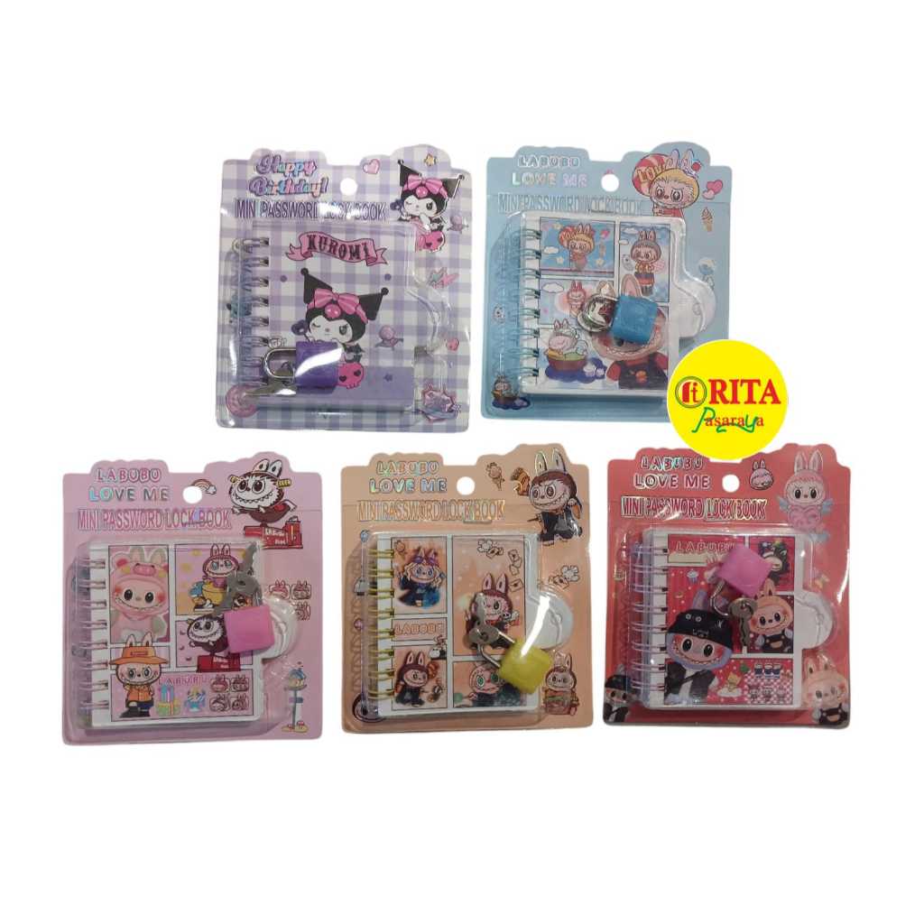 

Mini Password Lock Book-RITA