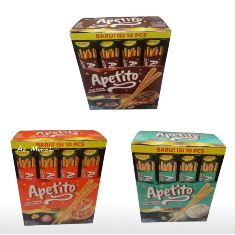 

Apetito snack biskuit panjang berbumbu 1box isi 10pcs