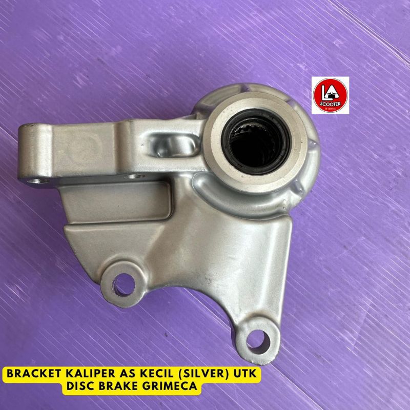 Bracket Kaliper As Kecil (Silver) utk Disc Brake Grimeca