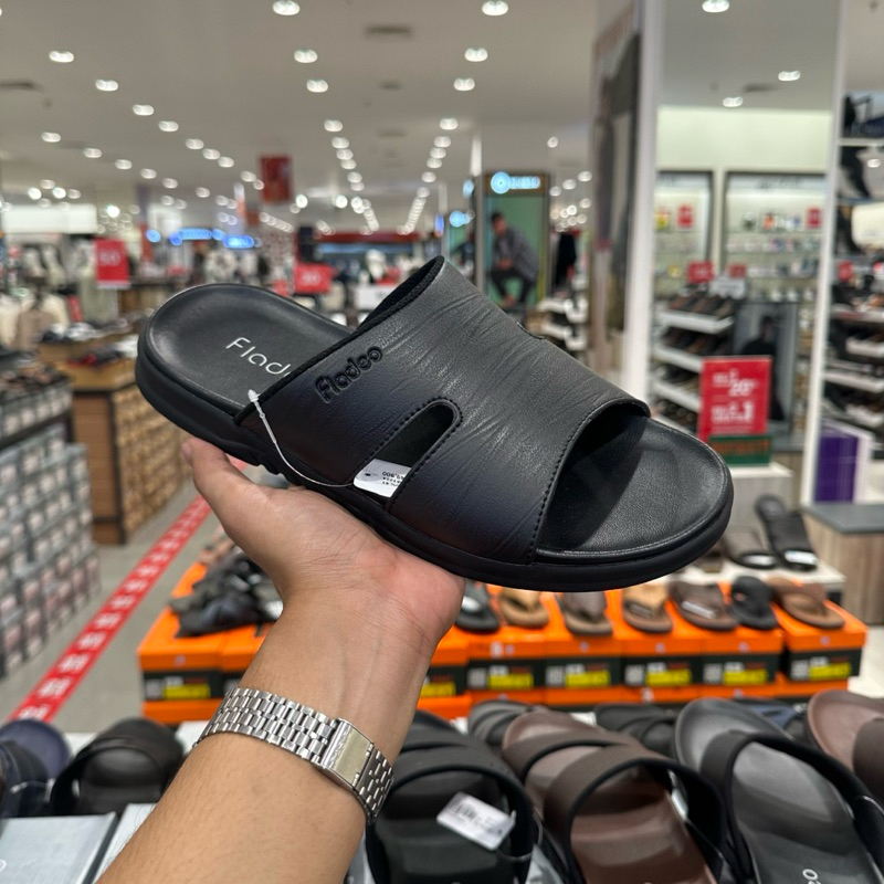 Fladeo sandal selop pria bahan kulit super nyaman (100% ORIGINAL STORE)