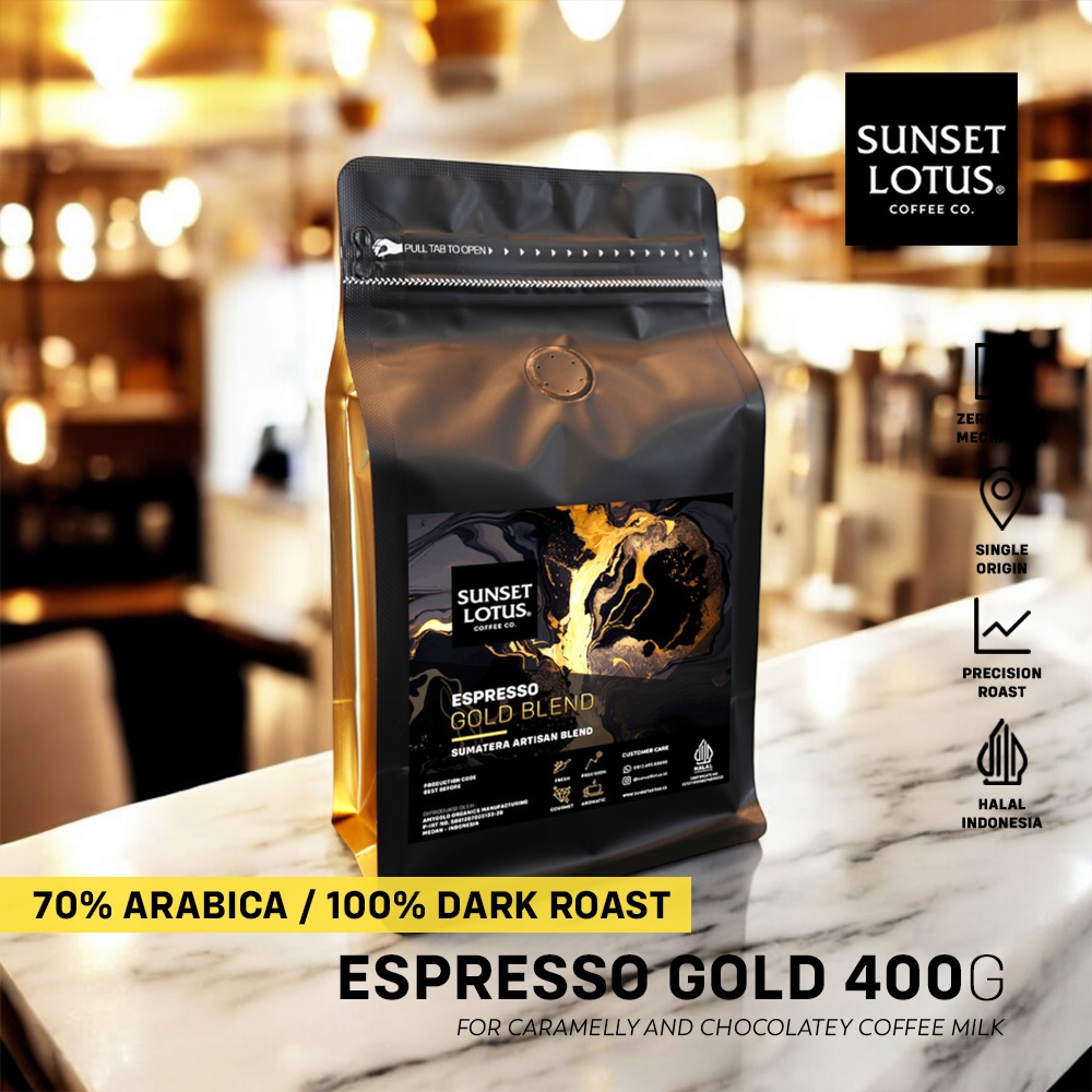 

Sunset Lotus Espresso Gold 400g