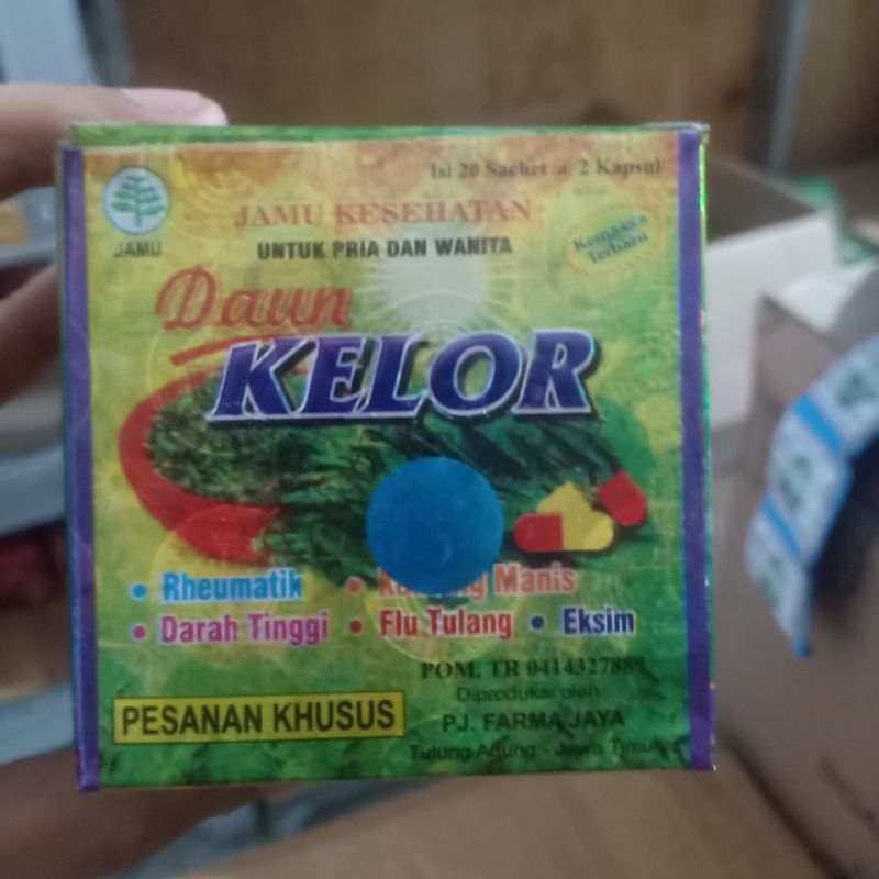 Daun kelor Kapsul isi 20 @2 kapsul 100% ORI