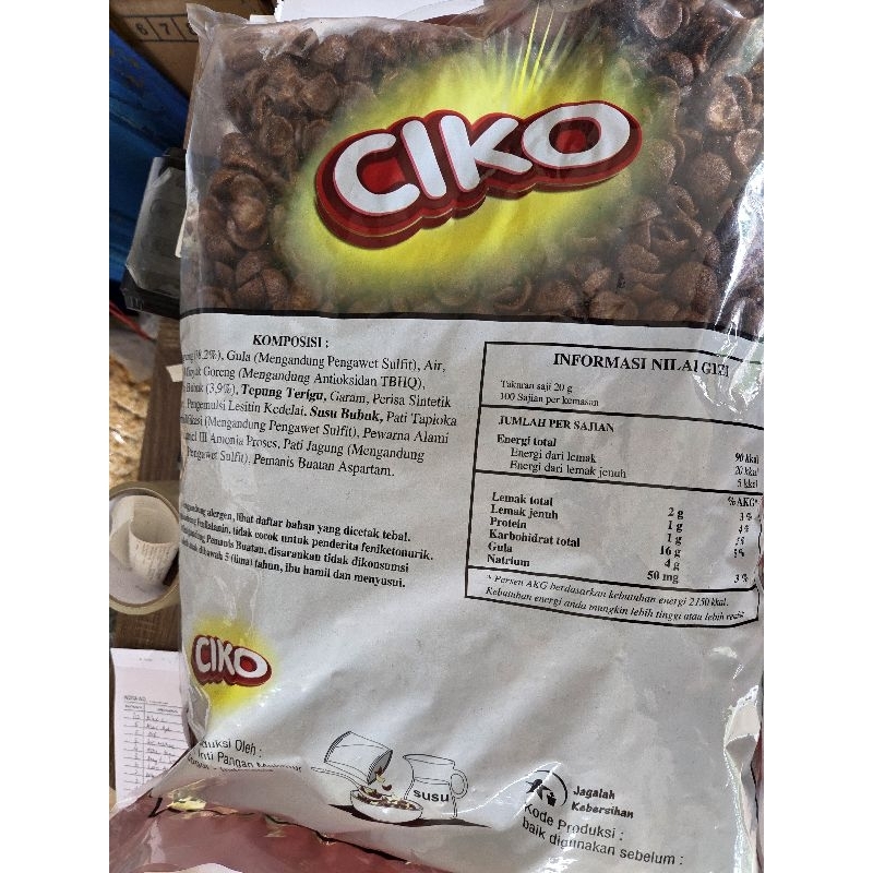 

Coco Crunch Ciko Coklat bal