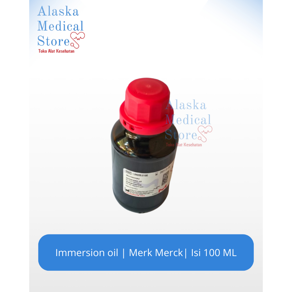 immersion oil for Microscopy | merk merck | isi 100 ml
