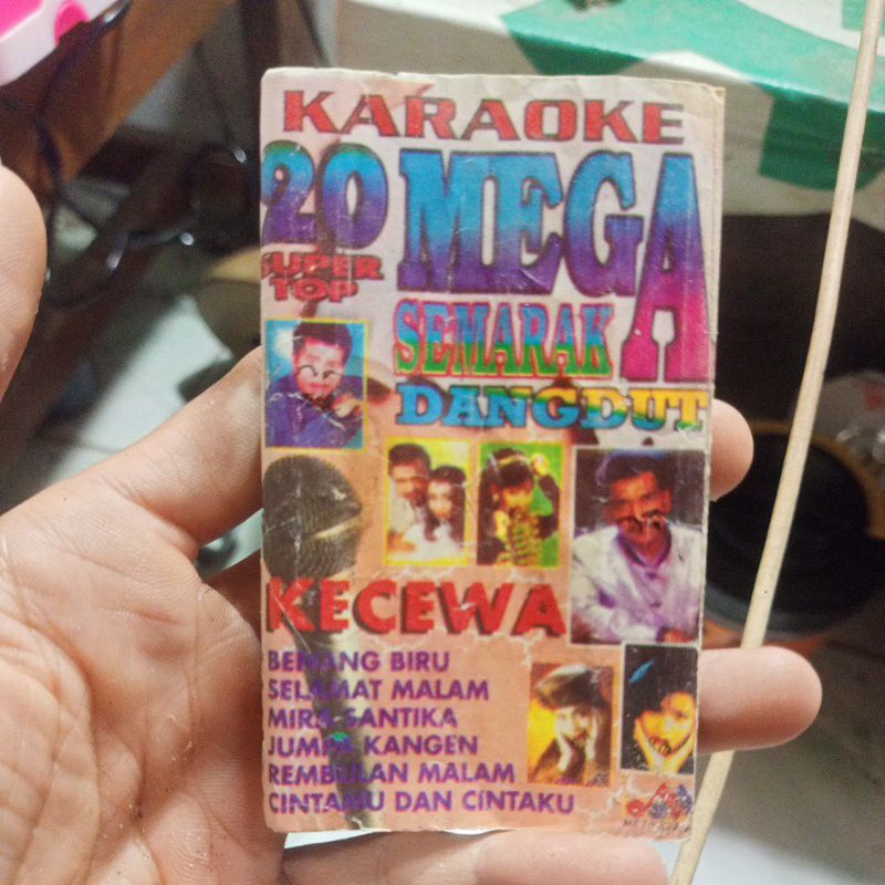 kaset pita MEGA SEMARAK DANGDUT super top 20