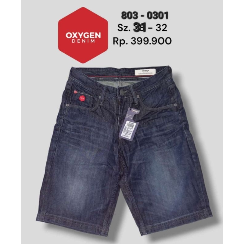 Celana Oxygen Pendek Denim 28 - 38
