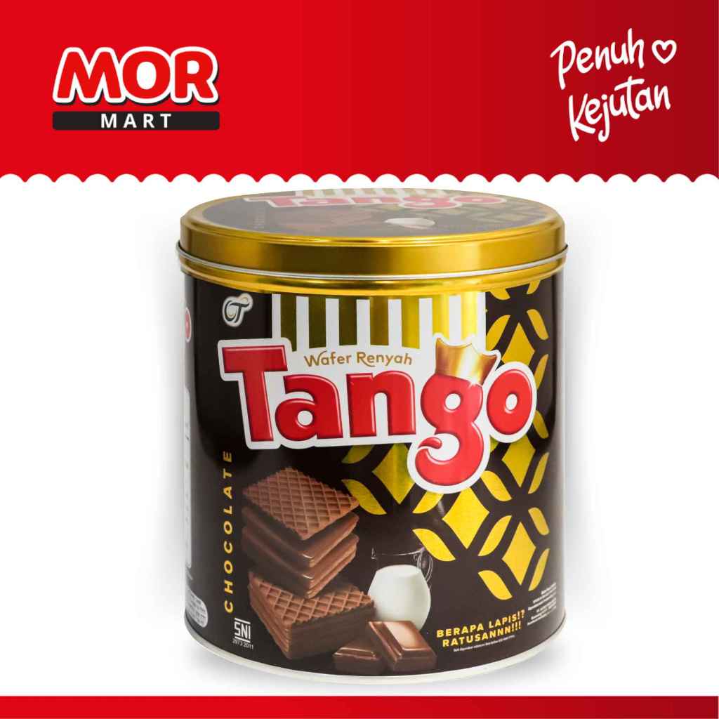 

TANGO Wafer Renyah Kaleng / Tin 240 g - Cokelat