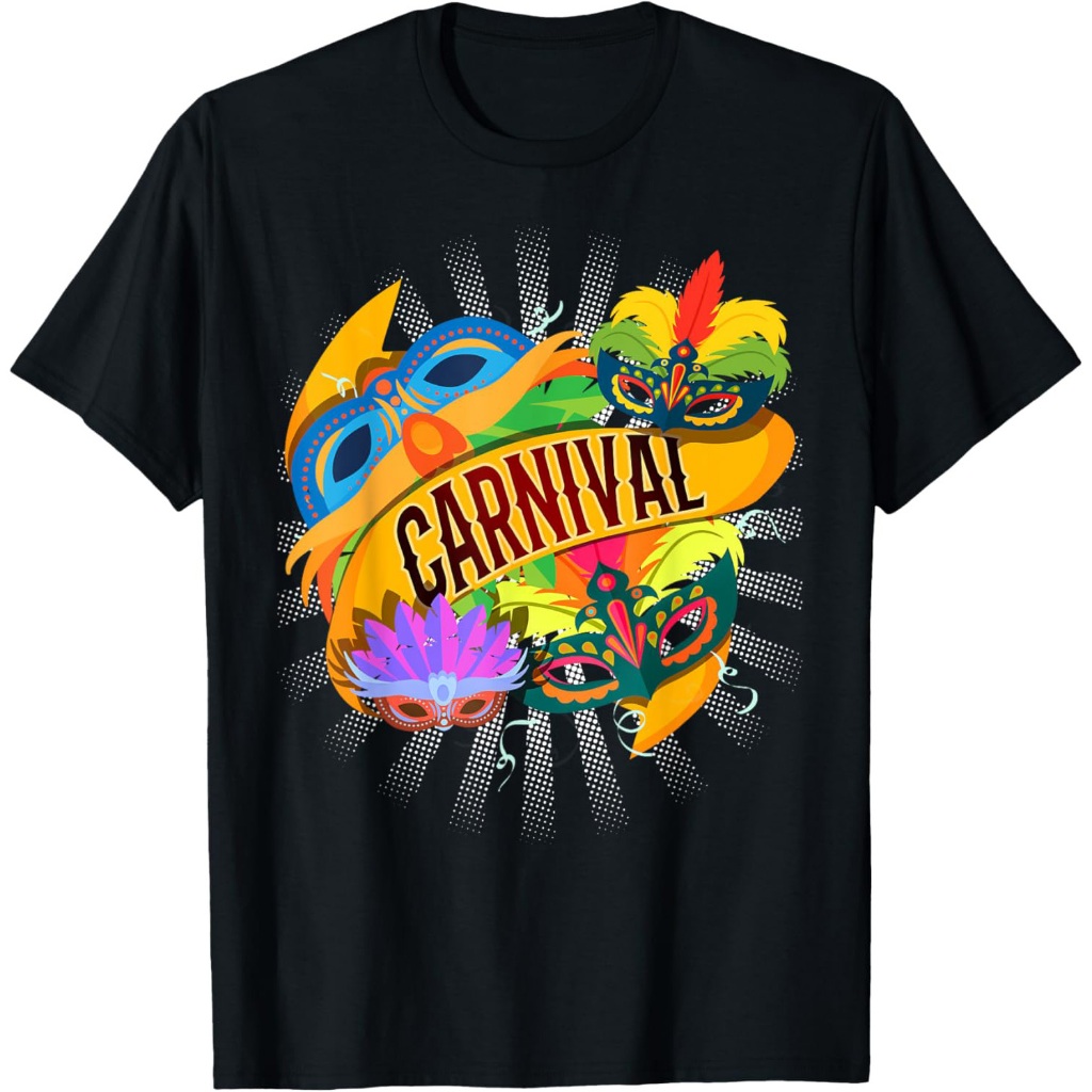 Topeng Karnaval Berwarna-warni Sirkus Kado Lucu Kaos