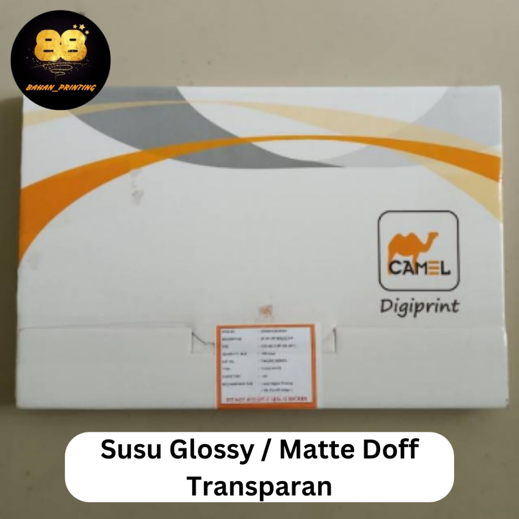 

Kertas Stiker Vinyl Laser A3+ / Bahan Sticker Vinyl Digital Printing