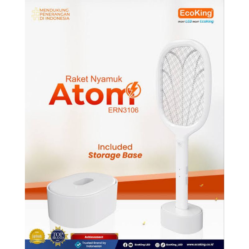 ECOKING RAKET NYAMUK ATOM 3106