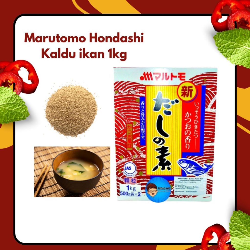 

Marutomo Hondashi 1Kg / Bumbu Kaldu Ikan 1 Kg Dashi