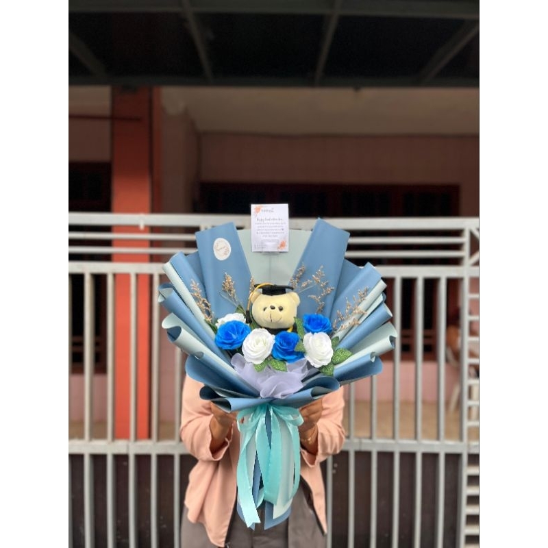 #RF021 Wisuda Bouquet / Bouquet Wisuda / Bouquet Graduation / Bunga Palsu