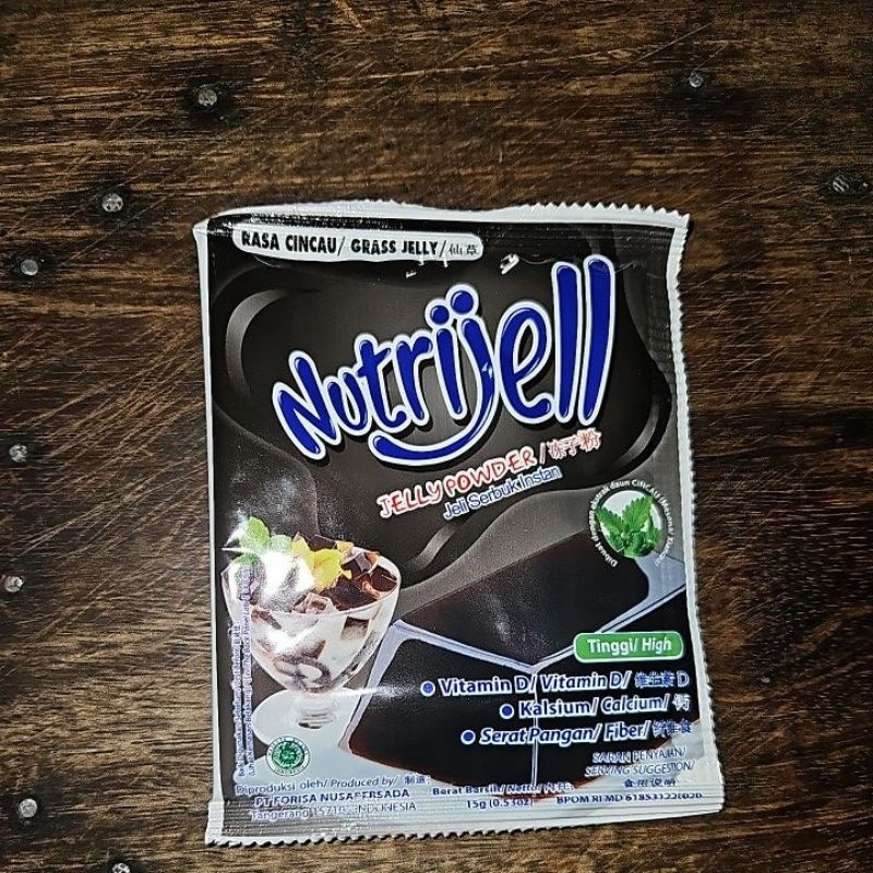 

NUTRIJELL Jeli Serbuk Instan Rasa Cincau 15gr (1 Saset)