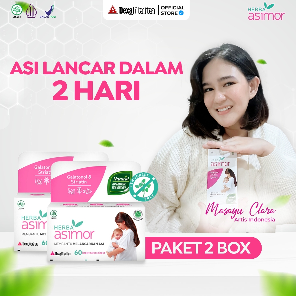 2 Box HERBA Asimor 60 Kaplet – Asi Booster