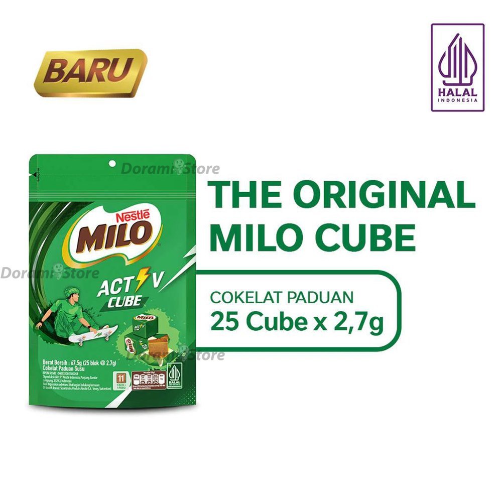 

Milo Activ Cube 67.5gr (25 x 2.7gr) / Snack Milo