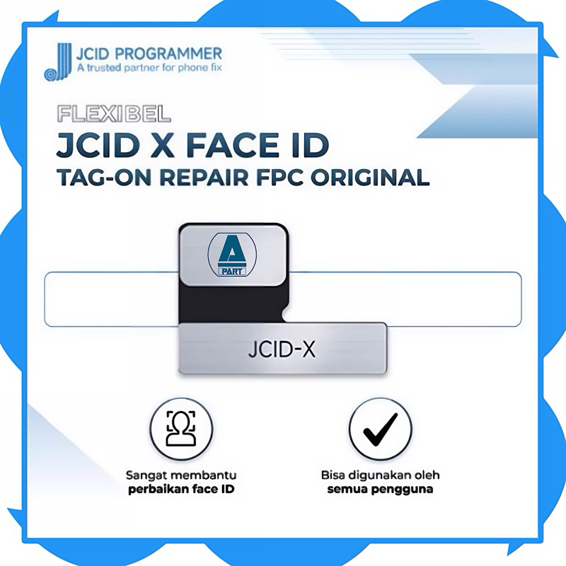 REPAIR TAG ON REPAIR FACE ID IPH X FACE ID TAG ON NON REMOVAL FLEXIBLE JC ID ORIGINAL