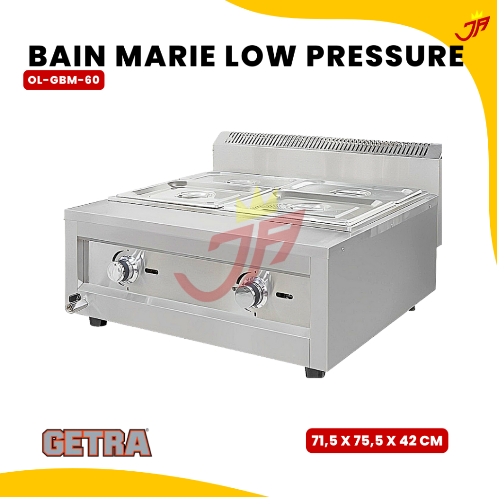 GETRA Gas Bain Marie Low Pressure / OL-GBM-60