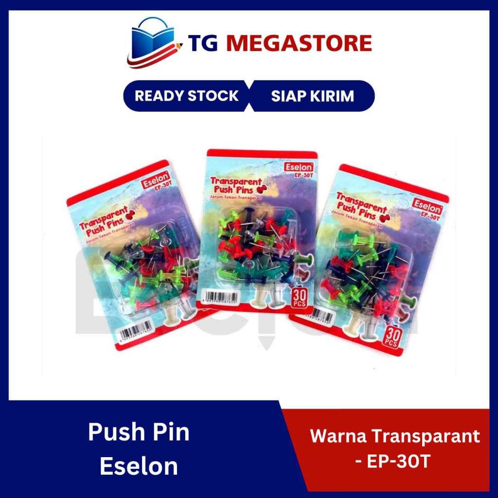 

Push Pin Eselon Warna Transparant - EP-30T