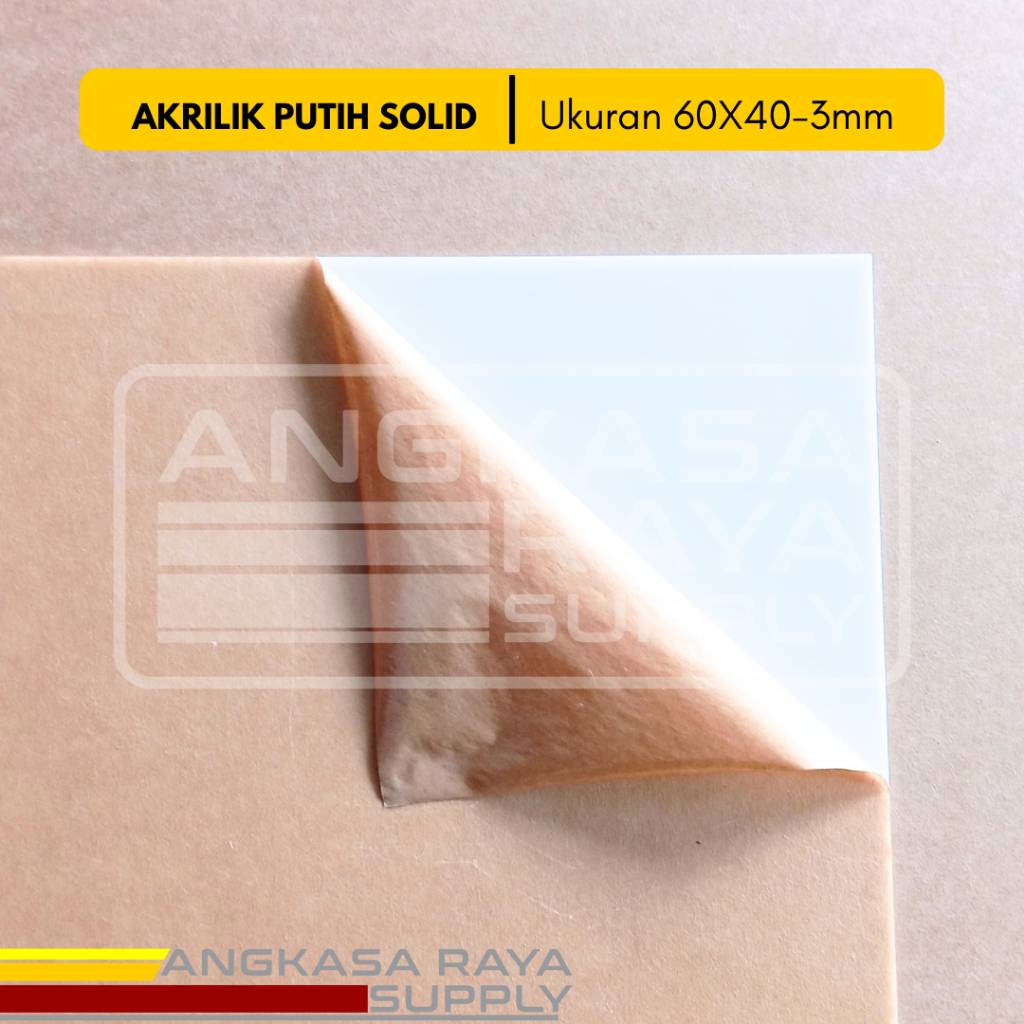 

Akrilik Warna Putih Solid, Putih Susu dan Hitam/ Lembaran Akrilik warna murah 60x40-3mm