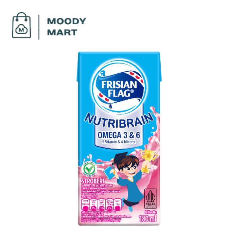 

Susu Frisian Flag Rasa Strawberry Nutri Brain Omega 3 & 6 180ml