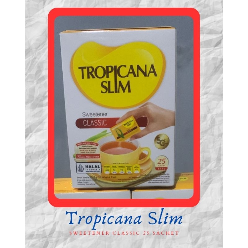 

Tropicana Slim Sweetener Classic {25 Sachet}