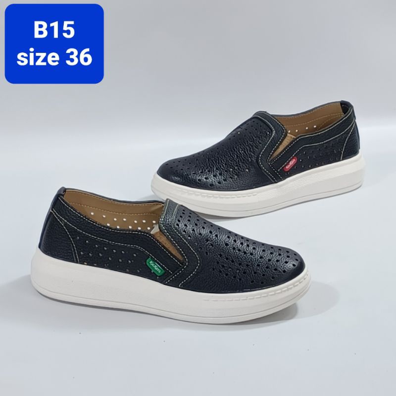 Obral cuci gudang sepatu kulit wanita