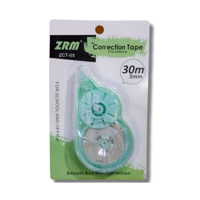 

ZRM CORRECTION TAPE ZCT-05 - 100% ORI - TOKO BUKU URANUS NGAGEL SURABAYA
