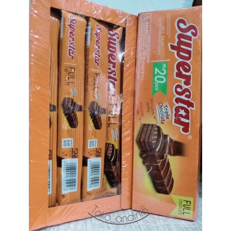 

SUPERSTAR coklat | isi 20 pcs