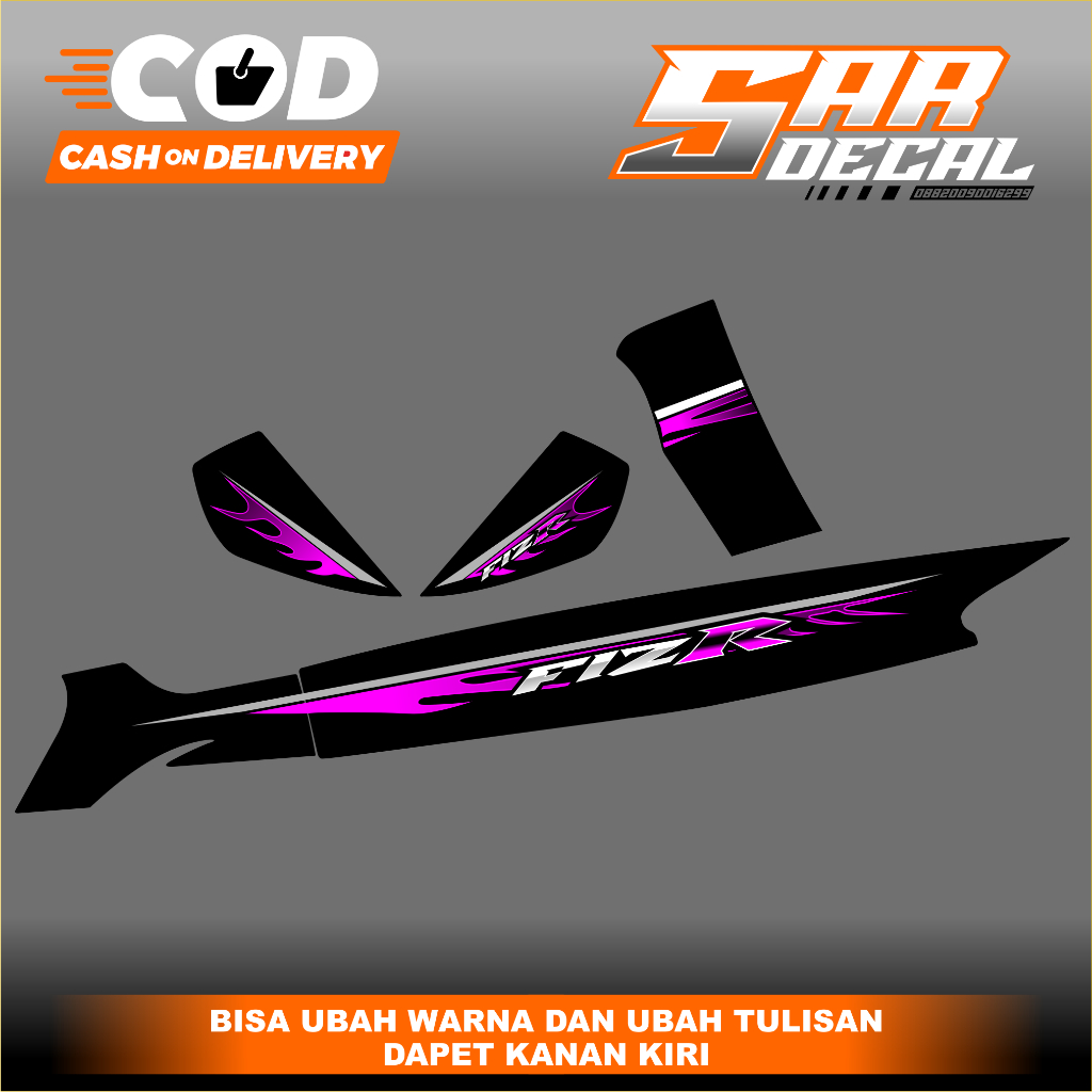 striping fizr variasi custom fizr sporty fizr full clutch - striping fizr ag style - striping fizr