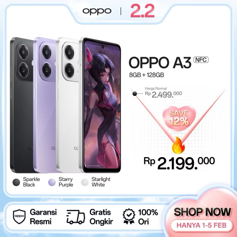 OPPO A3 nfc