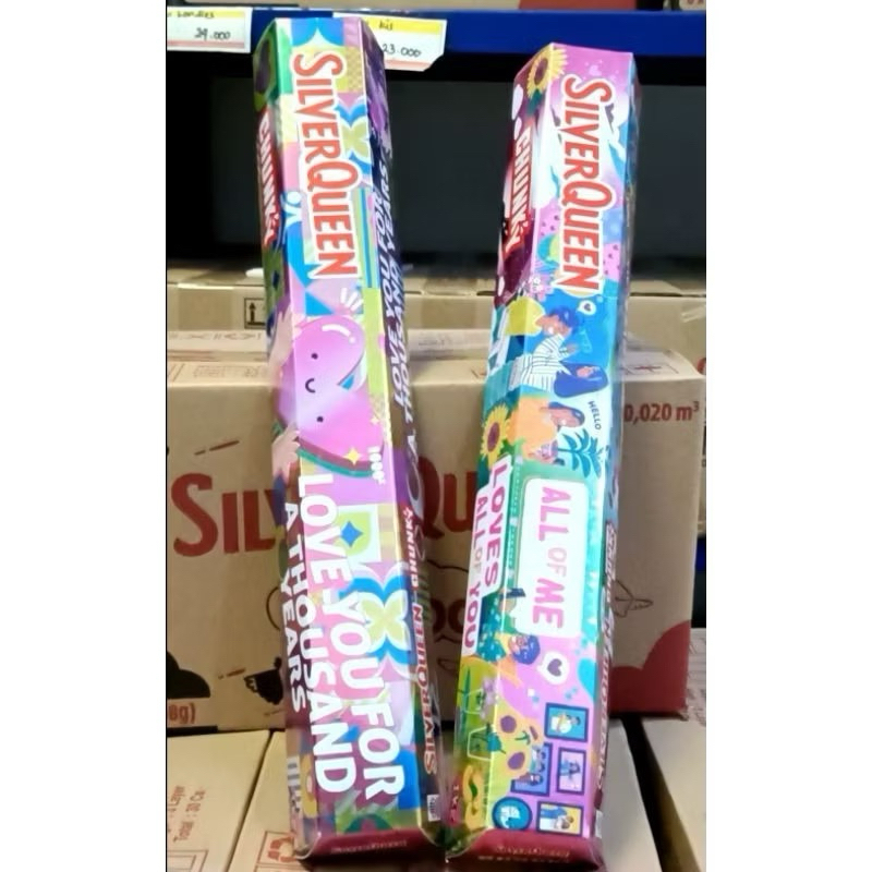 VIRAL COKLAT SILVERQUEEN 1KG JUMBO EDISI VALENTINE 2025
