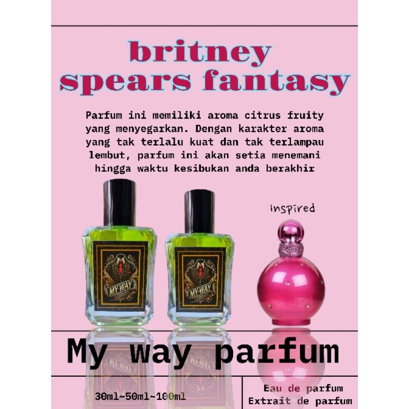 Britney Spears parfum wanita by my way parfum
