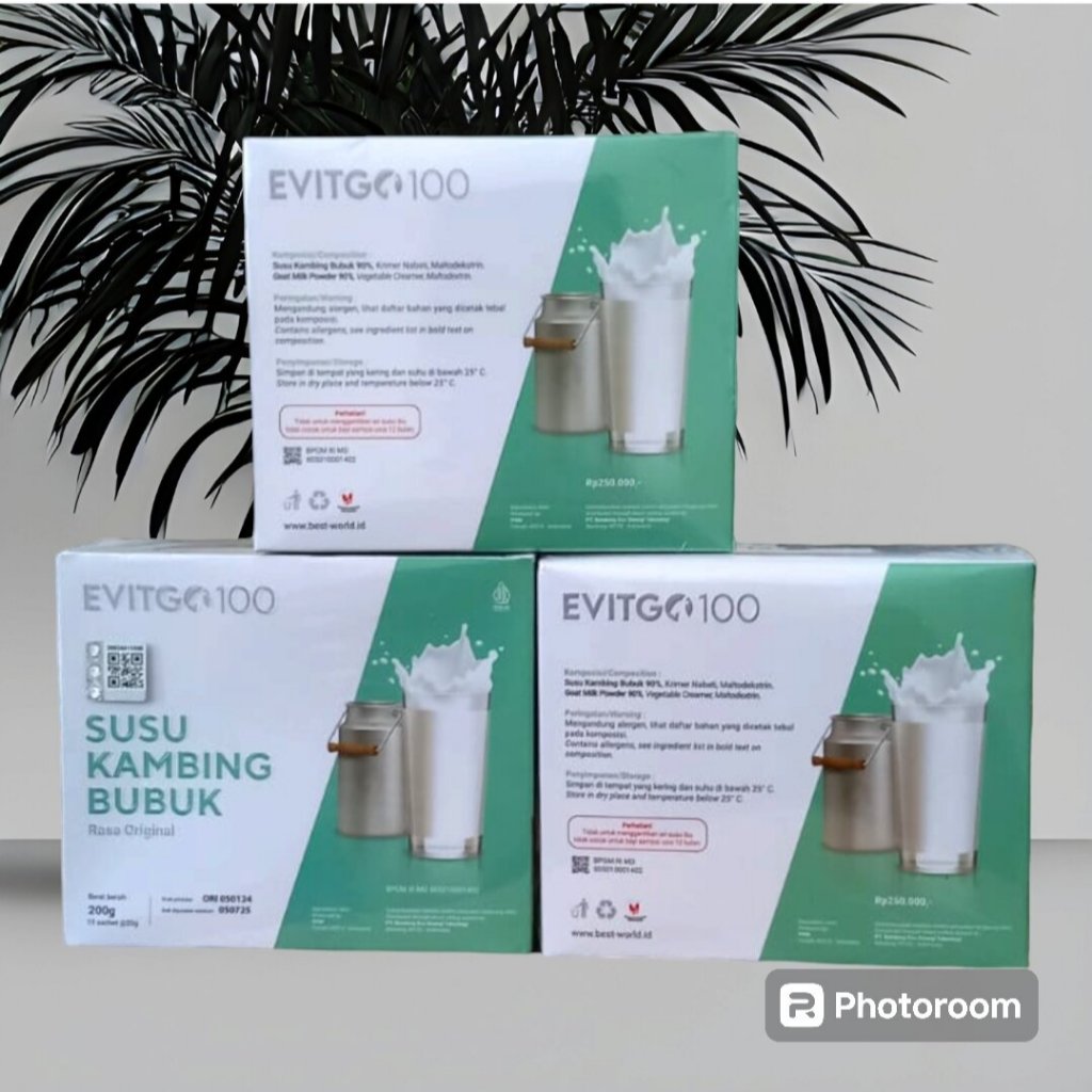 

SUSU KAMBING EVITGO1000 1 BOC 10 SACHET ORIGINAL