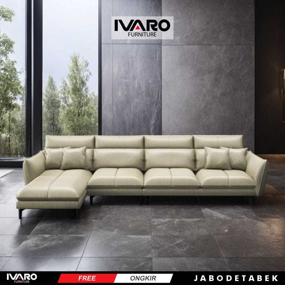 Sofa L /Sofa Sudut/Sofa L Minimalis/Kursi L /Sofa Tamu FRESHLY IVARO
