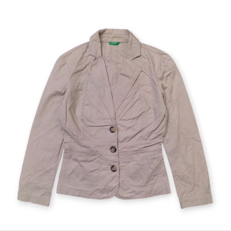 United Colors Of Benetton Fitted Blazer Jacket