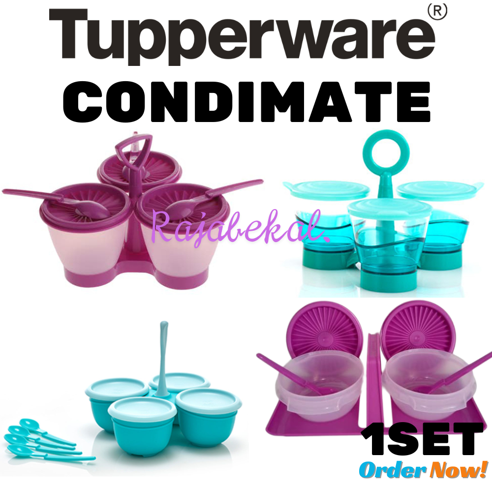 PROMO Tupperware Condimate Set Bread n Buddy Wadah bumbu