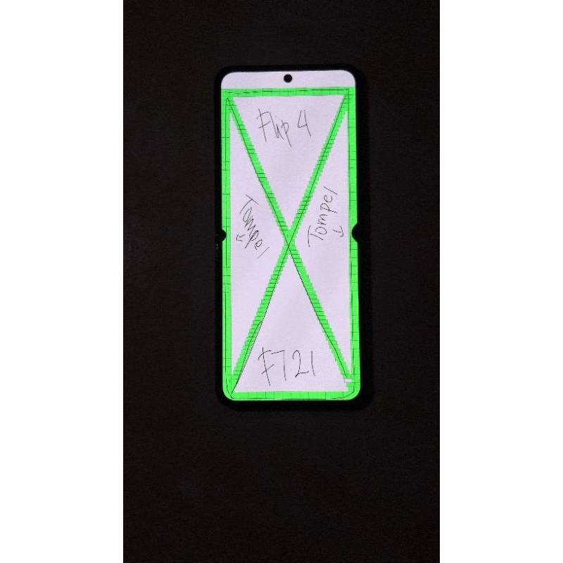 LCD SAMSUNG GALAXY FLIP 4 - F721 ORIGINAL SECOND COPOTAN - MINUS