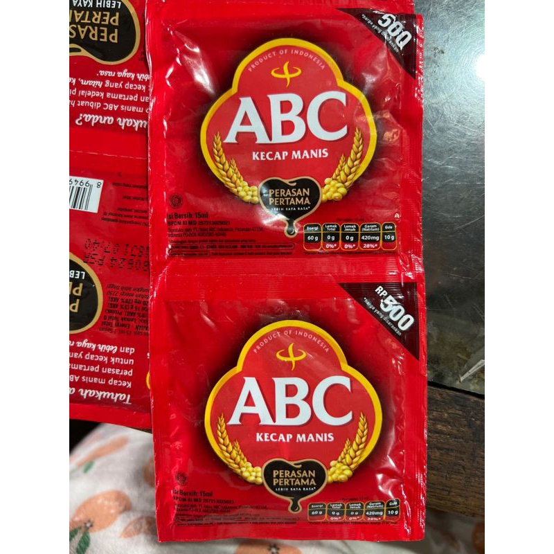 

KECAP ABC SACHET ISI 24PCS - 2 RENTENG