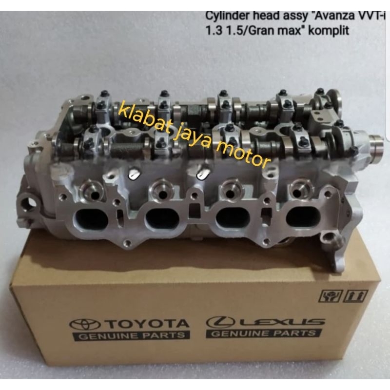 CYLINDER HEAD ASSY KOMPLIT AVANZA 1,5 VVTI GRAND MAX 1,5