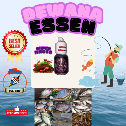 ESSEN DEWANA KROTO 10ML – Penguat Aroma Umpan Mancing Madep dari Salmanan Fishing Sukabumi