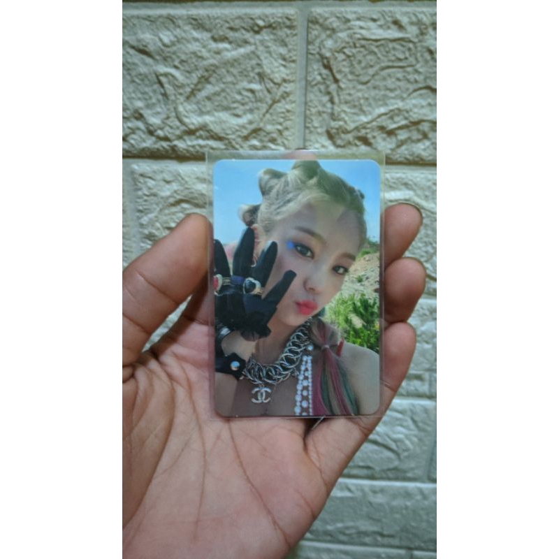Photocard itzy Yeji Not shy