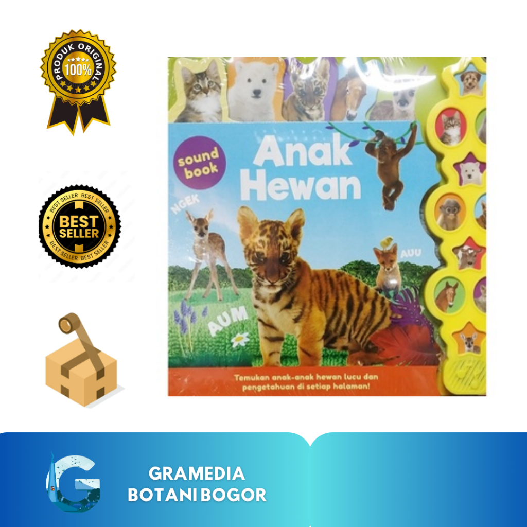 Gramedia Bogor - Big Sound Book Anak Hewan