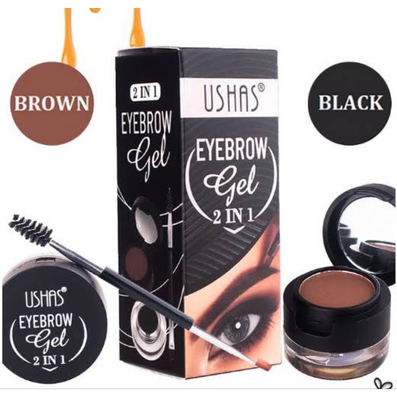 Ushas Eyebrow Gel 2in1