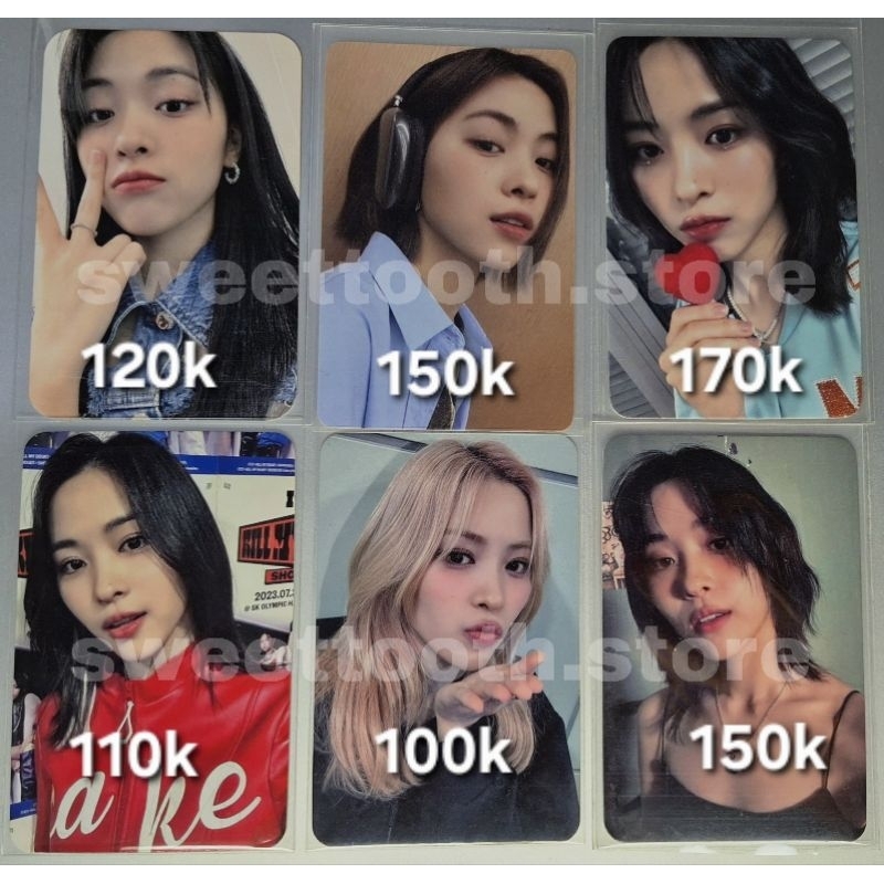 Ryujin ITZY photocard pc kpop (Checkmate, cheshire, born to be, cake)