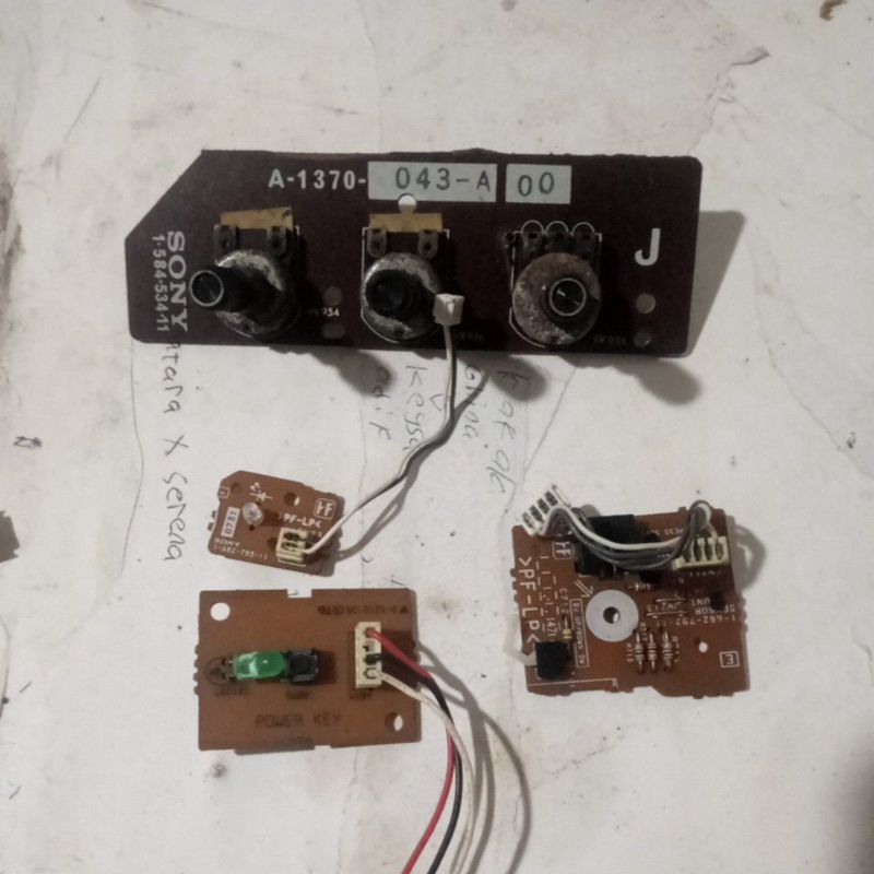 Modul power key, sensor, LED SONY