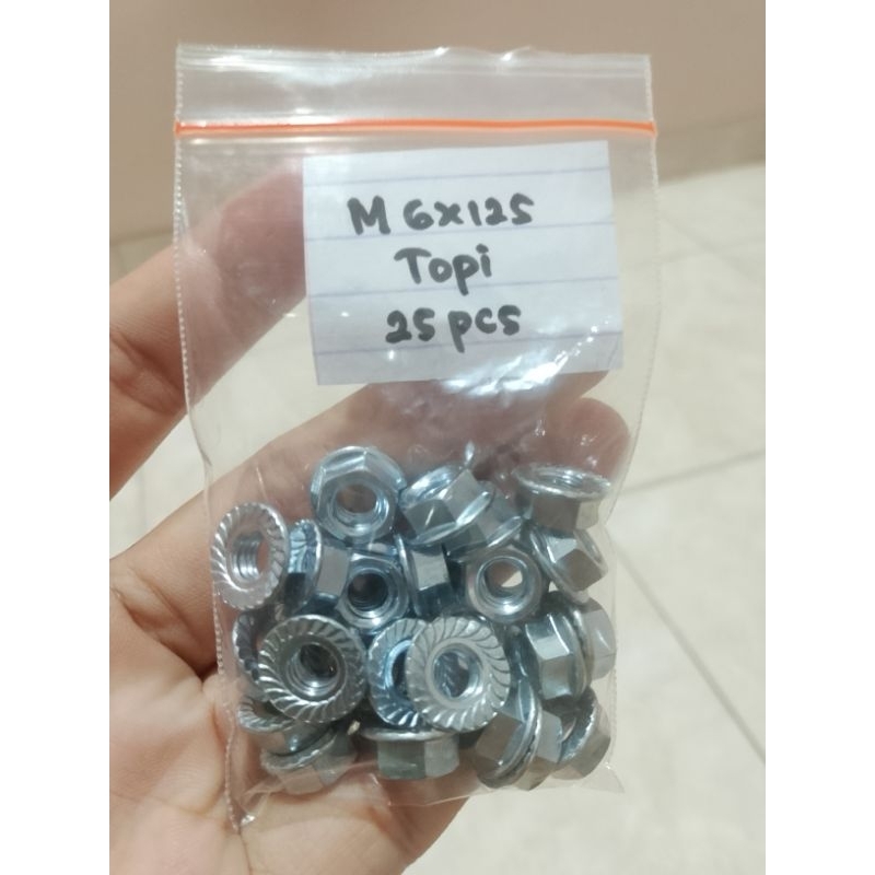 Mur Flange M6x1.25 Mur Flange Nut Stainless